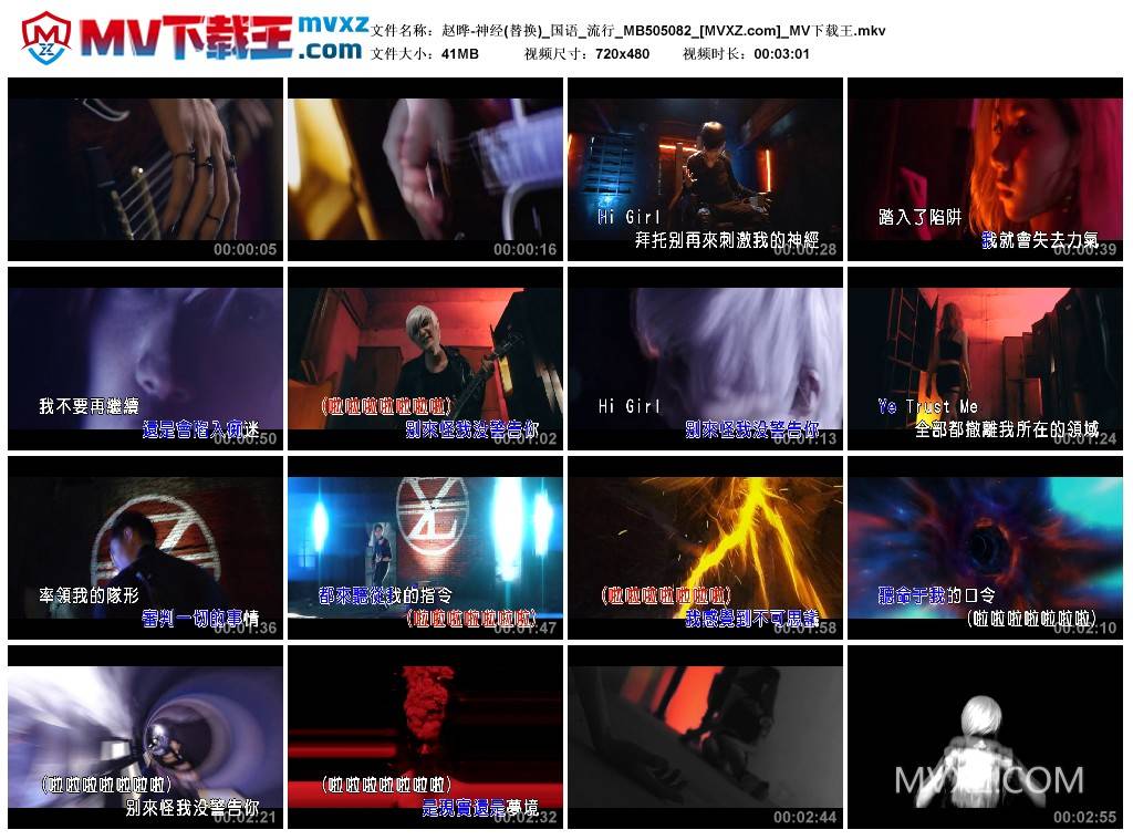 赵晔-神经(替换)_国语_流行_MB505082